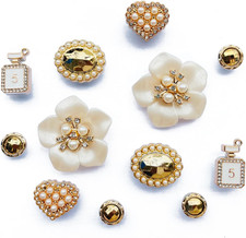 Bling Gems Shoe Charms for Clogs   Sparkle Rhinestones Sandals Decorations with