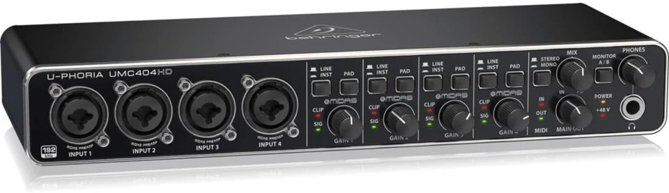 U-PHORIA Audiophile Interface with Mic Preamplifiers - Image 3 of 4