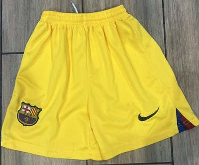 nike yellow soccer shorts
