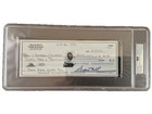 Willie Mays autographed check from home account (PSA/DNA Gem Mint 10).