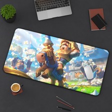 Gaming Desk Mat with Knight Design, Perfect for Gamers, Home Office Decor, ... 