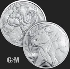 🔥1/4 oz Bull & Bear Fractional Silver Round🔥