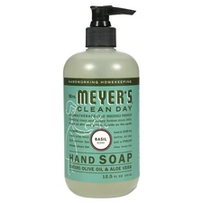 Mrs. Meyer's Clean Day Liquid Hand Soap Basil 12.5 oz 651344EA