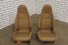 1999-2005 Mazda Mx-5 Miata Leather Seats Set Tan Oem 1999-2005 Mazda Mx-5 Miata Leather Seats Set Tan Oem