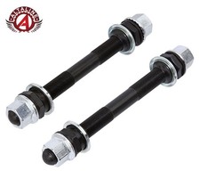 ALTALINE Replacement Bicycle BMX Wheel Hub Thick 14mm Bike Axle Black Finish.