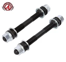 ALTALINE Replacement Bicycle BMX Wheel Hub Thick 14mm Bike Axle Black Finish.