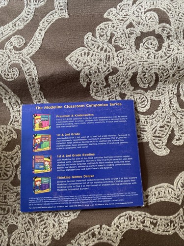 PC - CD ROM Windows 95: Madeline 1 & 2 Grade Read Companion - Ships Fast - Picture 3 of 4