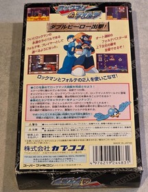 MEGA MAN MEGAMAN ROCKMAN & FORTE SUPER NINTENDO NES SNES JAP N FAMICOM