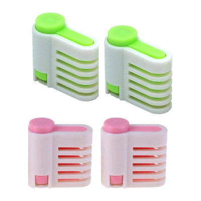 4 Pack Adjustable Cake Slicer Leveler Set, 5-Layer Cake Cutting Guides