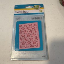 Cuttlebug STARS Embossing Folder New Crafts Scrapbooking Cards 37-1911