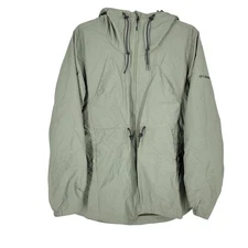 Columbia Large Hooded Rain Jacket Hiking Trail Shell Waterproof Lightweight
