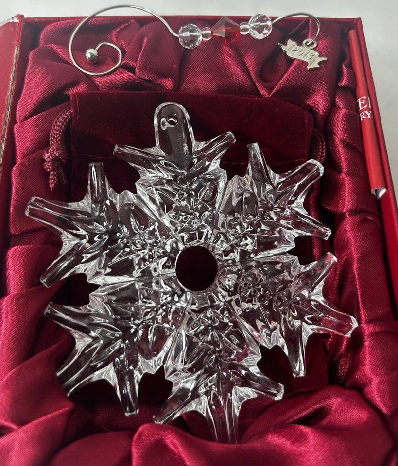 Waterford Snow Crystal Ornaments 2010 2013 2014 2015 2017 2018 2019 ¡TÚ ELIGES! Foto 3 de 4