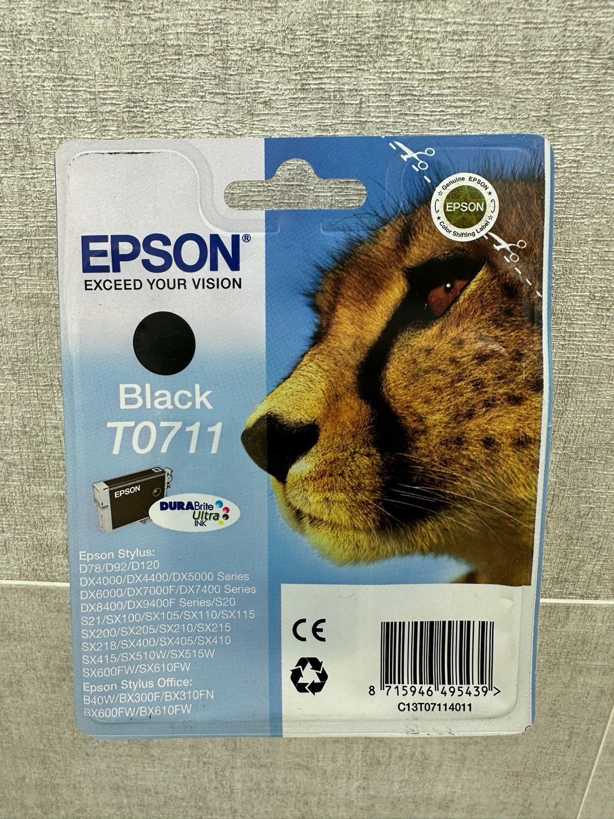 Epson T0711 Black Ink Cartridge Epson Stylus - New