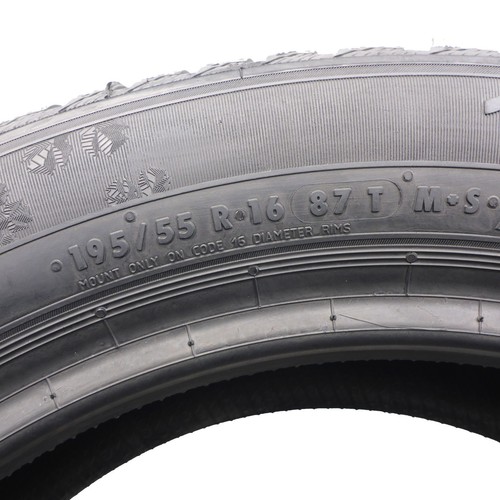 195 55 16 2x SEMPERIT 195/55 R16 87T Speed-Grip 3 Winterreifen 2020 VOLL WIE NEU - Bild 6 von 6