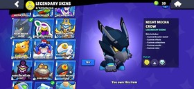 42K TROPHY/ 20Max Brawler/15Hyper/ 88/100 Brawler/3Mithic/2Leg/51 Epic.