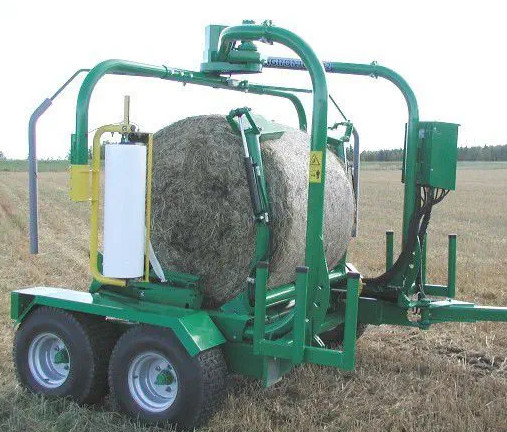 Enrubanneuse agricole Agronic 1520 machine de mise sous film avec automate