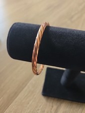 Copper Colored Swirl Bracelet 2 3/4 Inner Dia...