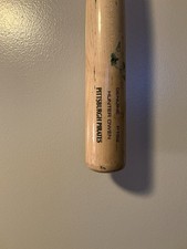 Hunter Owen Game Used Bat Cracked Pittsburgh Pirates