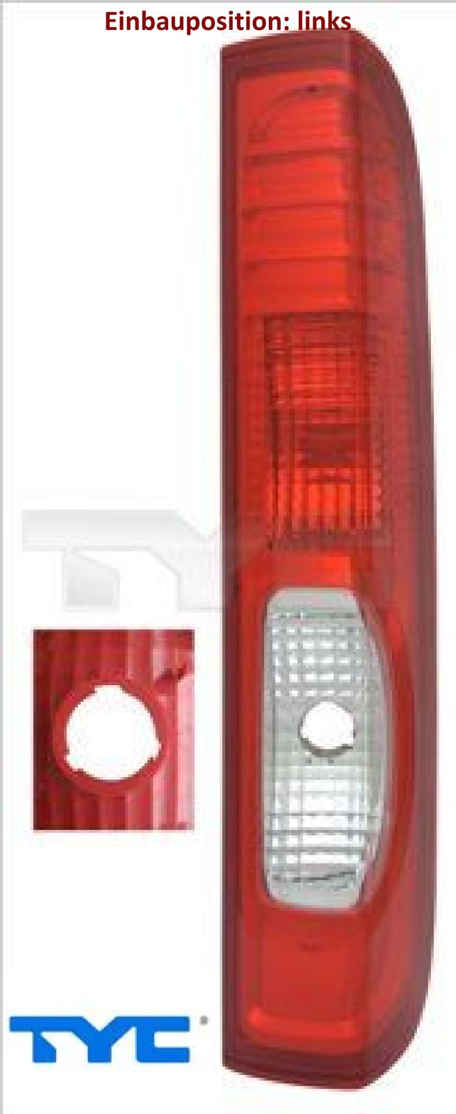 Für TYC TYC 11-12384-01-2 Rear lamp Left 11-12384-01-2 do NISSAN PRIMASTAR; OP - Bild 2