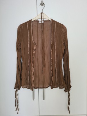 Comma Bluse / Jäckchen mit Schnürung Gr  38 NEU