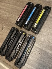 Lot of 6 Empty Genuine OEM HP Toner Cartridges 131A 414A Used Recycling