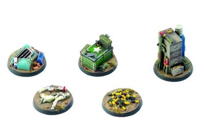 Fallout Wasteland Warfare Terrain Expansion Objective Markers 2 Modiphius Nuka