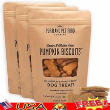 Organic Pumpkin Dog Treats Healthy Grain Free Snacks Natural Ingredients New