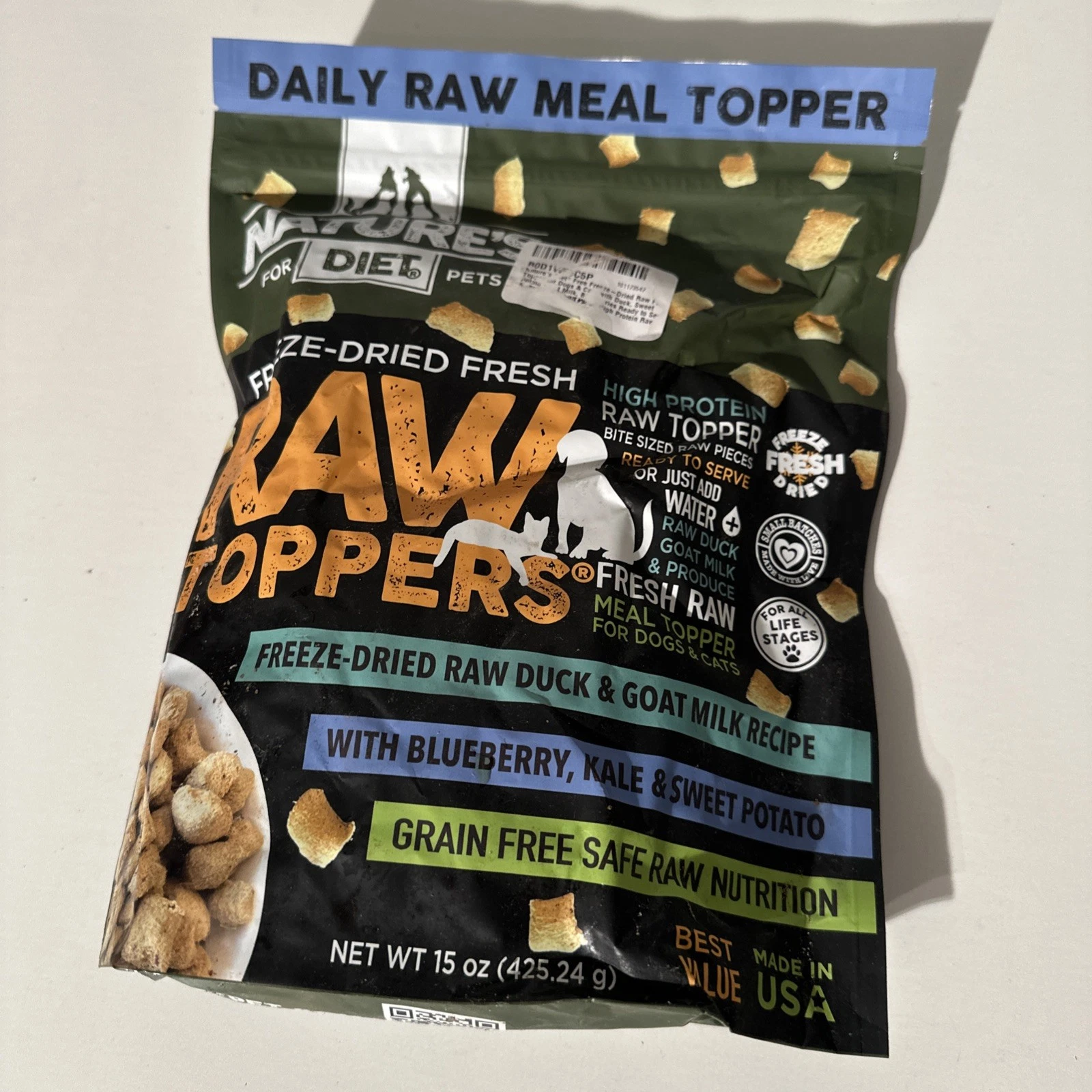 natures diet raw Freeze Dried dog food