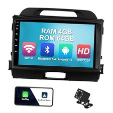 9-inch Android 13 WiFi 6 Car Stereo for KIA Sportage 3 2010-2016 IPS 4 64G