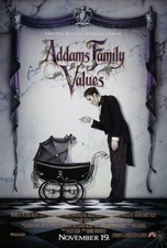 1993 Addams Family Values Movie Poster 11X17 Raul Julia Anjelica Houston It 🖐🍿