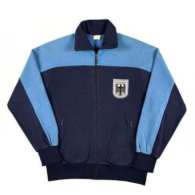 #ad German Army Bundeswehr Blue PT Sports Jacket Full Zip Up Tracksuit Gym S 2XL $25.87