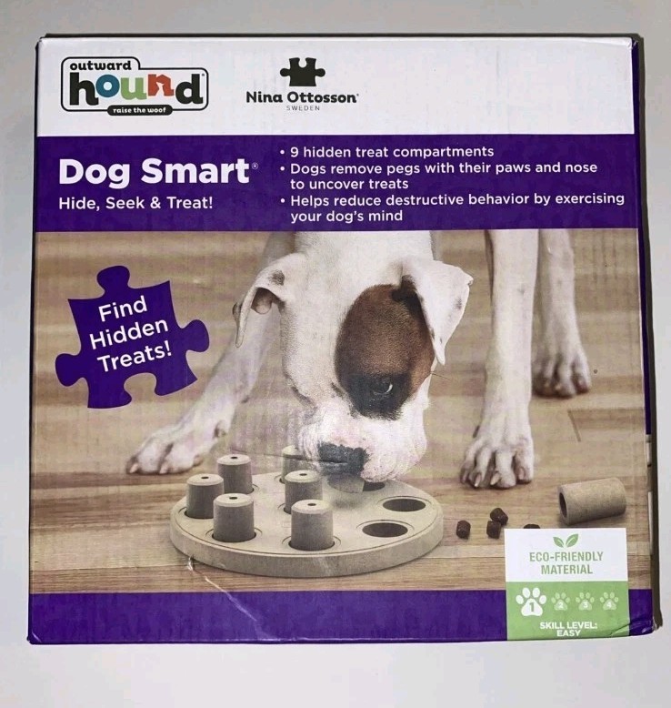NIB OUTWARD HOUND NINA OTTOSSON DOG SMART TREAT PUZZLE INTERACTIVE LEVEL 1 EASY