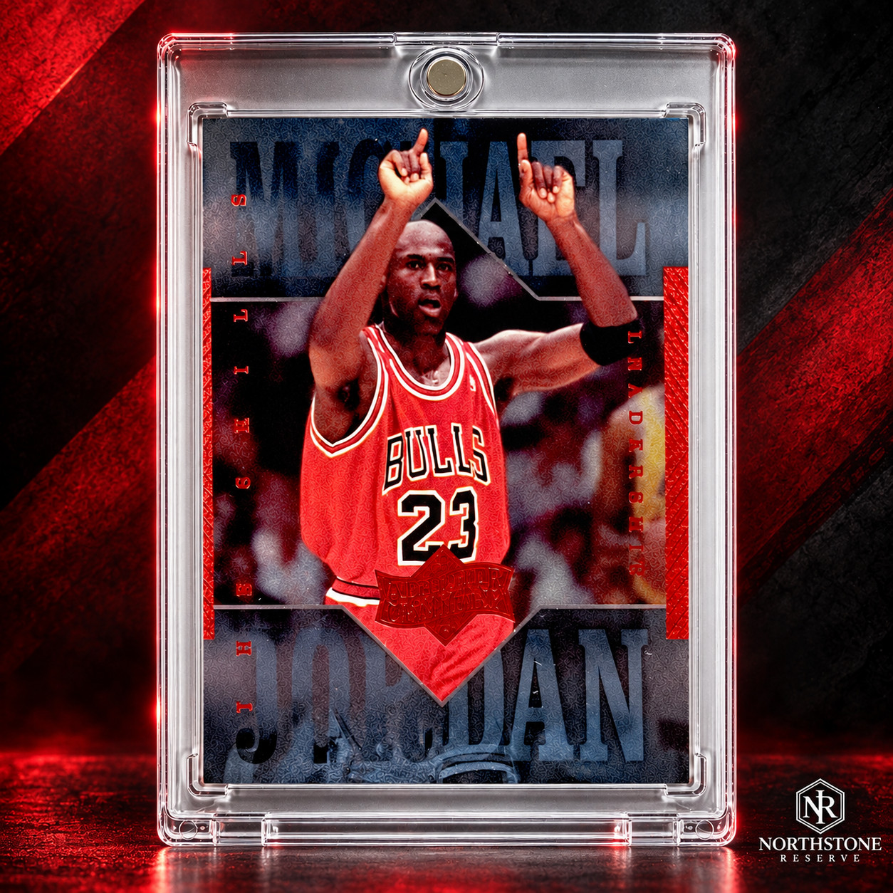 Michael Jordan Card INSERT 90'S UPPER DECK RARE HOLO FOIL SP BULLS JERSEY #23