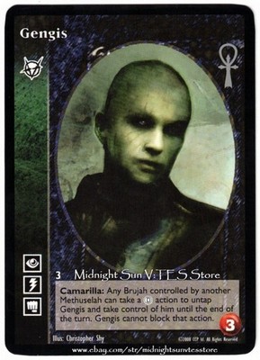 Gengis Brujah Blood Shadowed Court V:TES VTES Vampire CCG