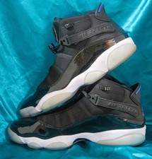 Jordan 6 Rings Space Jam Black Hyper Royal 322992-016 Men's Size 11.5 AJ11 Style