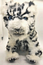 Wowee White Siberian Tiger Cub Interactive 14 Plush Toy 2007 WORKS Vintage