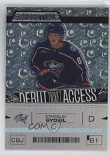 2023 Upper Deck Credentials Debut Ticket Access /799 Tier 2 Stanislav Svozil 7l6