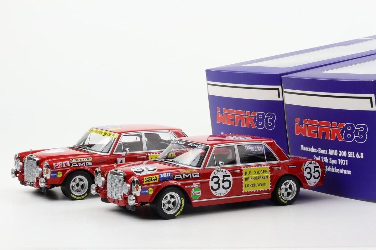 1:18 Werk83 Mercedes-Benz AMG 300 SEL 6.8 Set Rote Sau #1