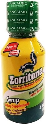 ZORRITONE  120 ml 4 fl oz BALSAM EUCALYPTUS VITAMIN A & D