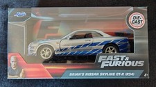 Jada 1:32 Fast Furious 1995 Nissan Skyline GT-R R33 BCNR33 Diecast New