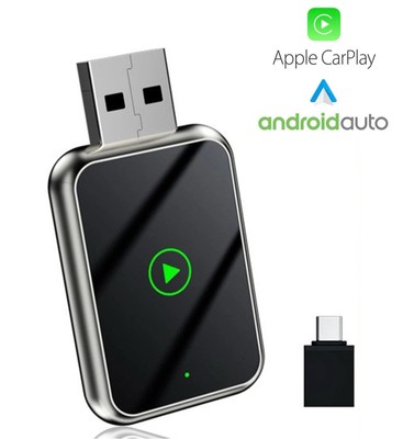 Wirelessly with This For Carplay Box And Android Auto