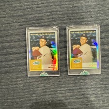 Lot (2) 2002 eTopps Classic Stan Musial #ETC20 HOF Encased Cardinals HOF