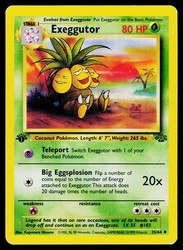 Exeggutor 35/64 Jungle Uncommon Pokemon TCG Card