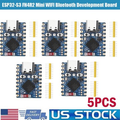 5Pcs ESP32-S3 FH4R2 Mini WIFI Bluetooth Development Board Dual Core Module