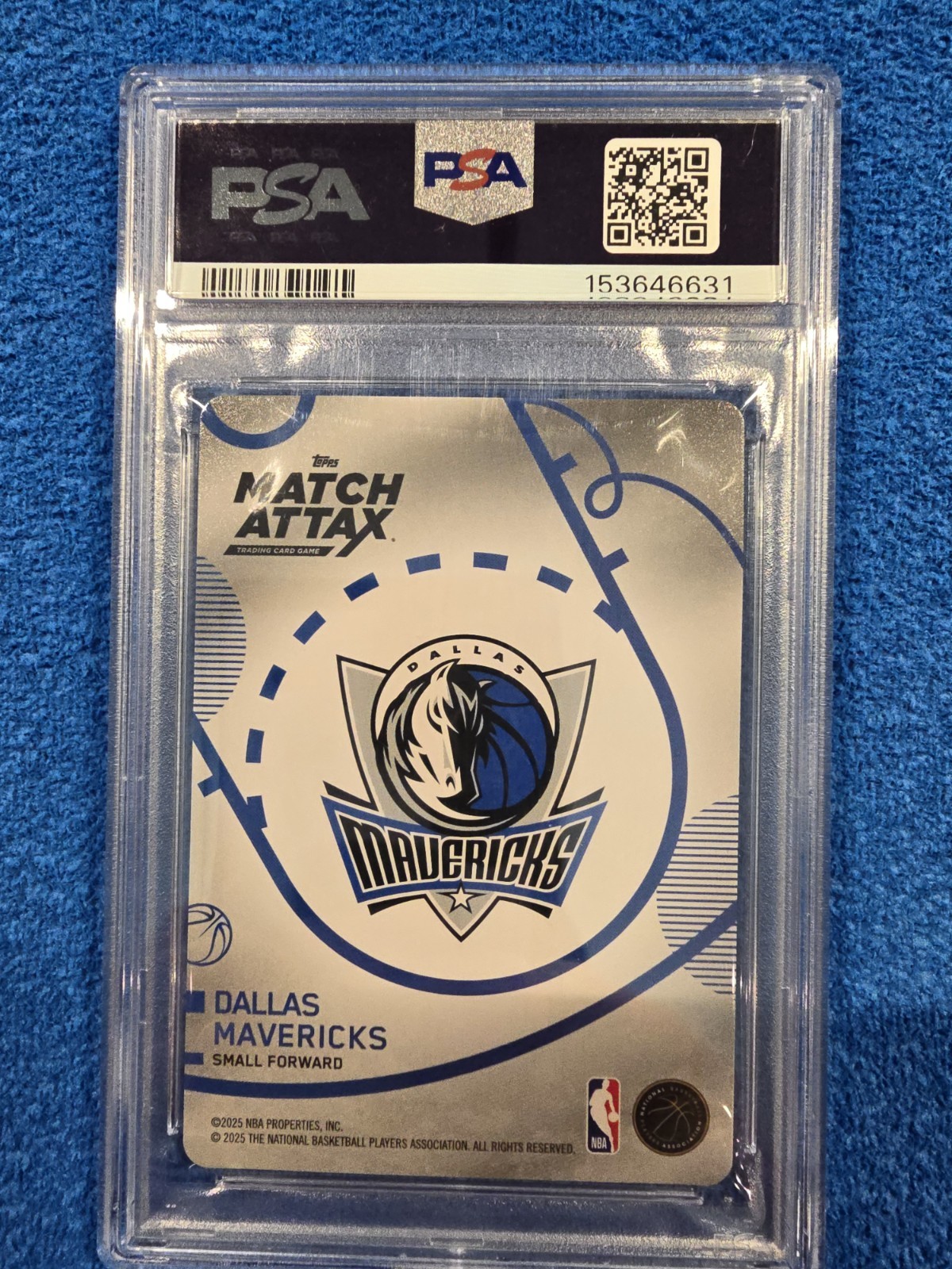 Topps Match Attax 2025 Breakthrough Baller Insert Cooper Flagg Mavericks #BB-CF view 2