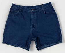 Vintage Gitano Women's Size 34 Shorts Deep Blue Structured