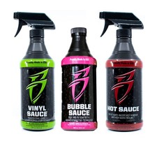 Boat Bling Get Sauced 3 Pack Kit - Hot Sauce, Vinyl Sauce, Bubble Sauce for B...