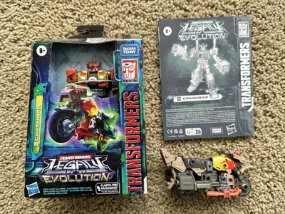 Transformers Legacy Evolution Crashbar Deluxe Class Lot Of 2 (1 Sealed, 1 Loose)