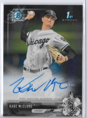 2017 Bowman Draft 1st - Chrome Draft Pick Autographs Kade McClure #CDA-KMC