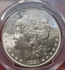 1881 –S Morgan Silver Dollar. Beauty With Reflective Surfaces.
